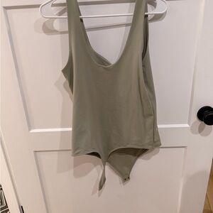 Abercrombie & Fitch Sage Green Bodysuit
